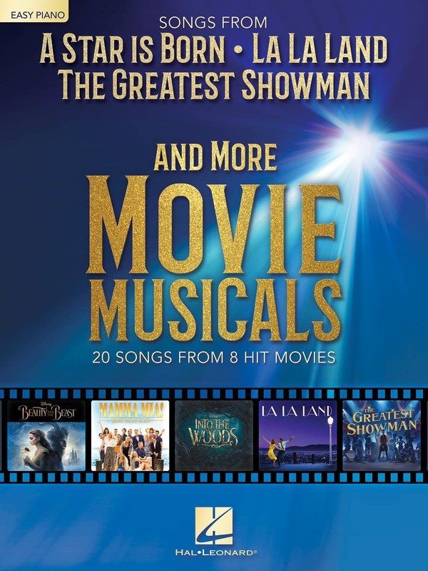 Songs from A Star Is Born, La La Land, The Greatest Showman and More Movie Musicals Easy Piano